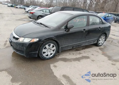 2010 Honda Civic Lx из США, поврежденный, VIN 19XFA1F53AE072027